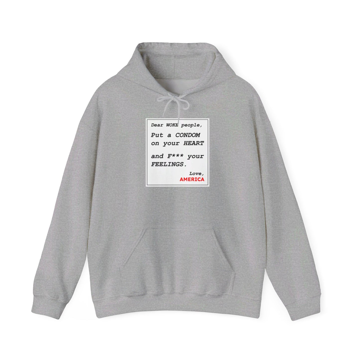 Dear WOKE People, Love America (Hoodie)