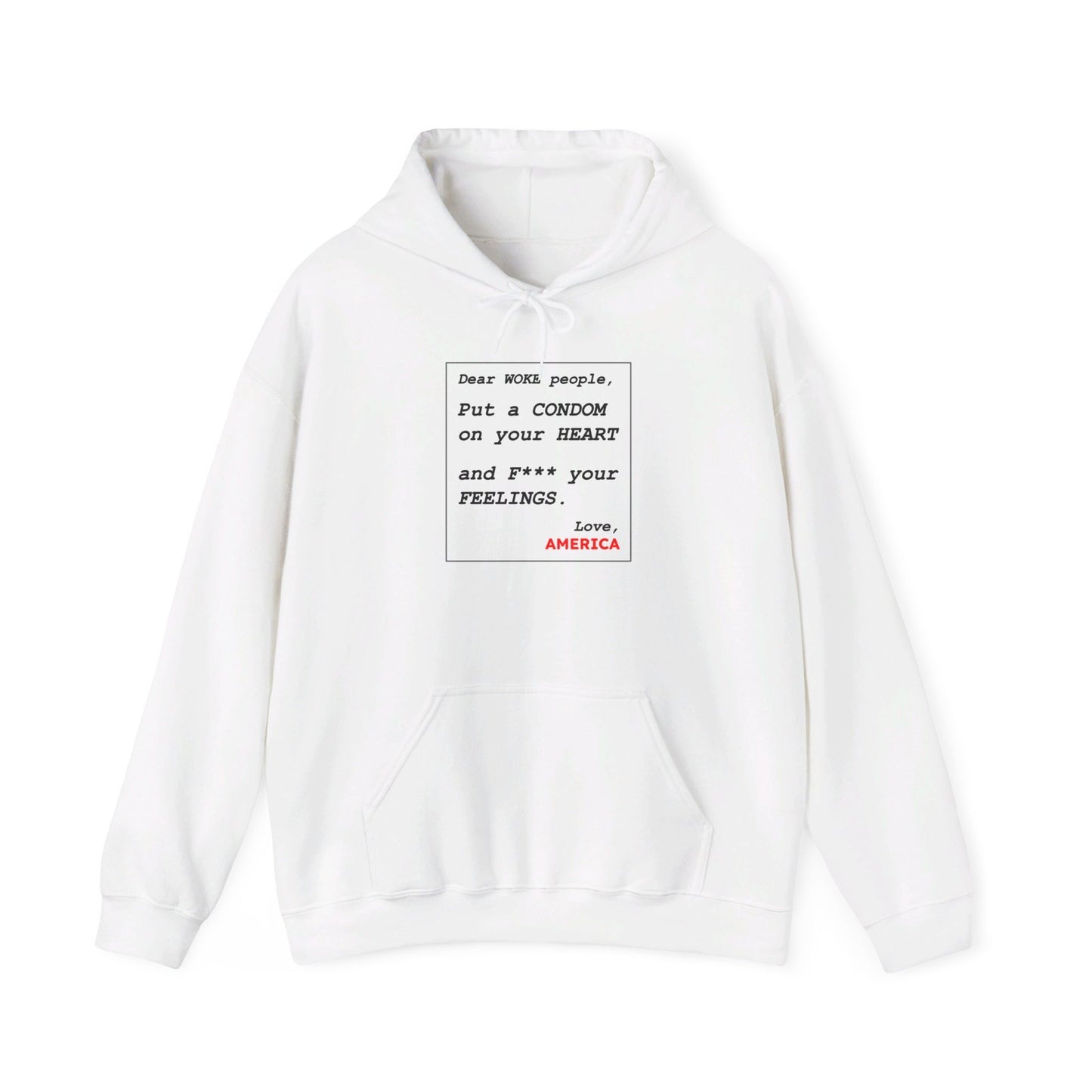 Dear WOKE People, Love America (Hoodie)