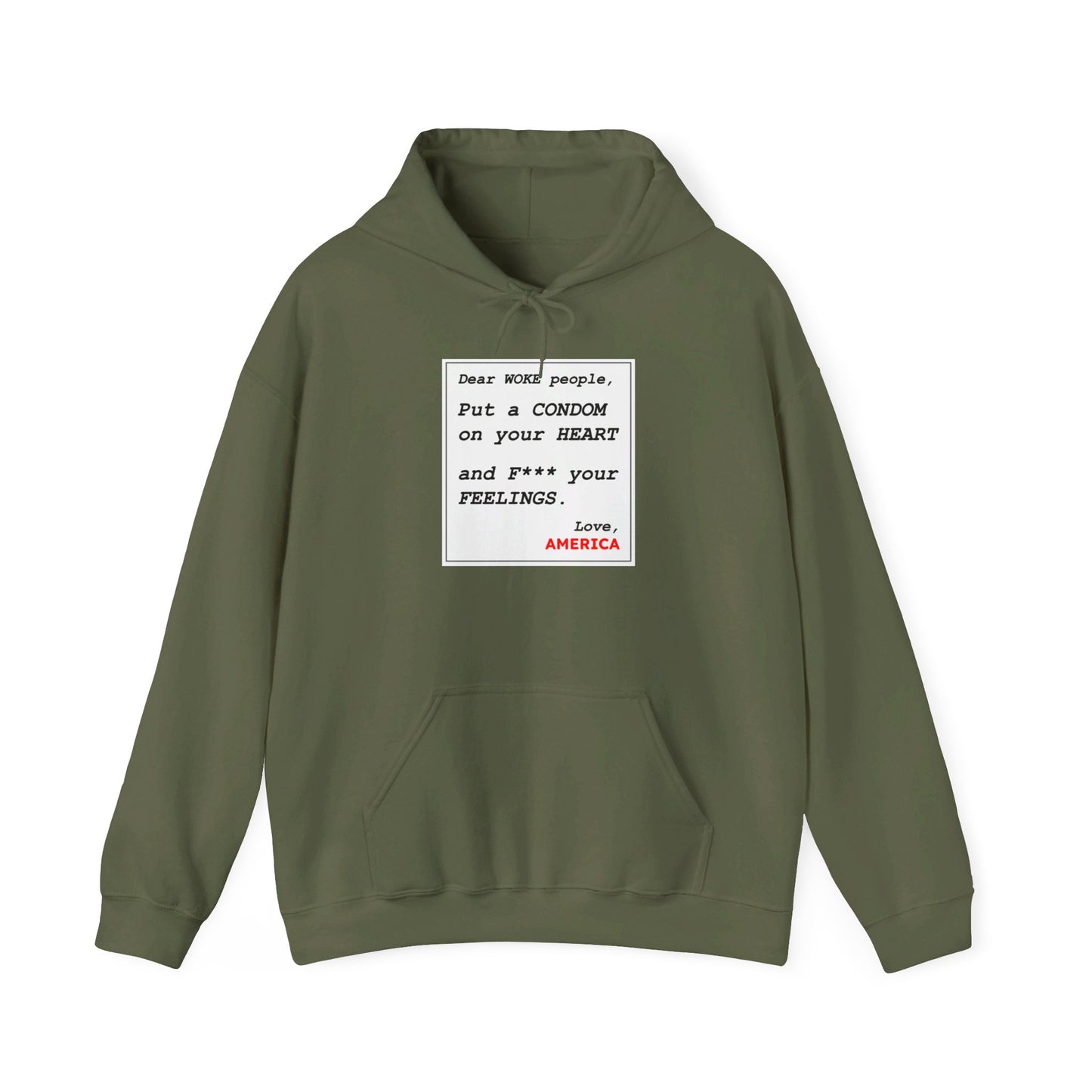 Dear WOKE People, Love America (Hoodie)